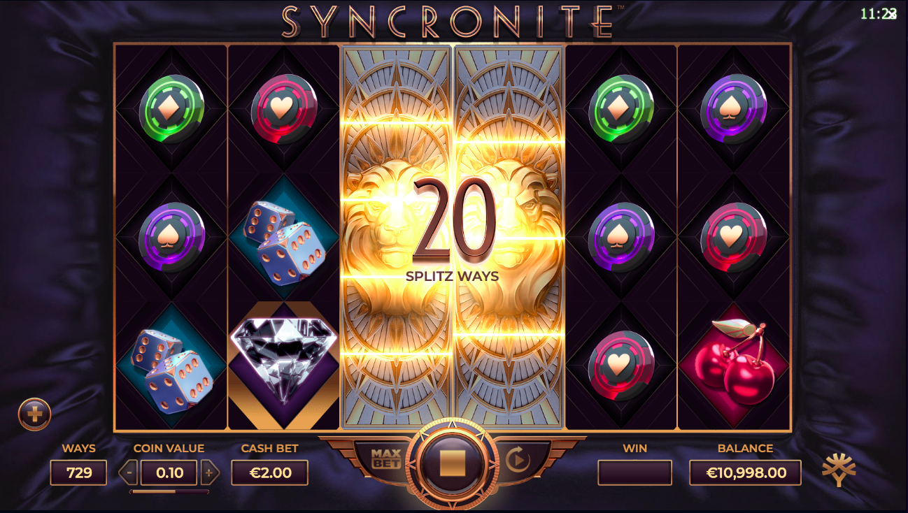 Syncronite Splitz by Yggdrasil Gaming